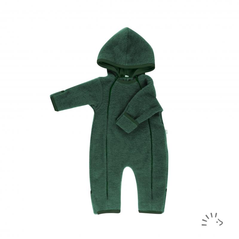 Popolini Wollfleece Baby Overall GOTS