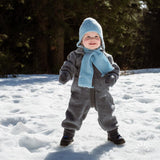 Popolini tie cap wool fleece GOTS