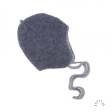 Popolini tie cap wool fleece GOTS