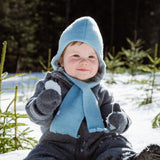 Popolini tie cap wool fleece GOTS