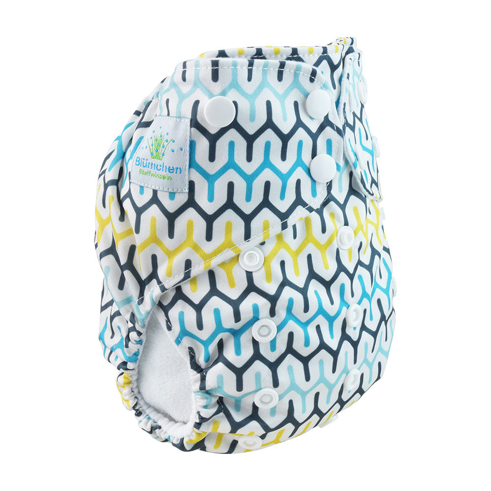 Blümchen Pocket Diaper One Size pressure closure