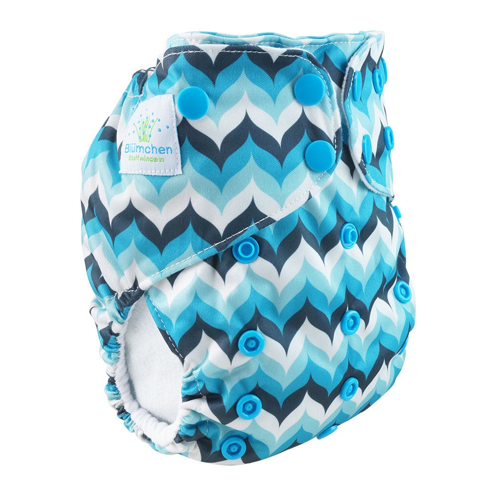 Blümchen Pocket Diaper One Size pressure closure