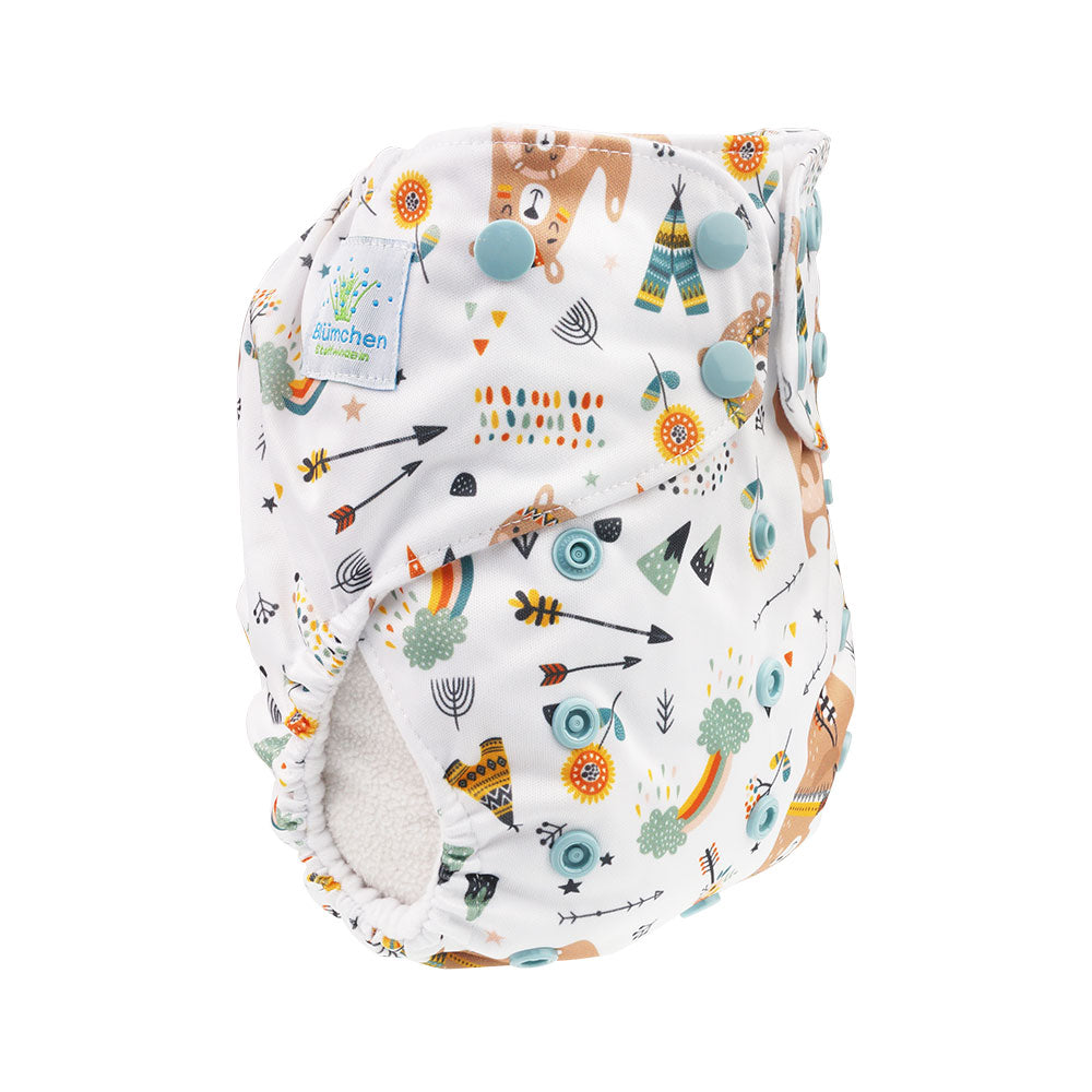 Blümchen Pocket Diaper One Size pressure closure