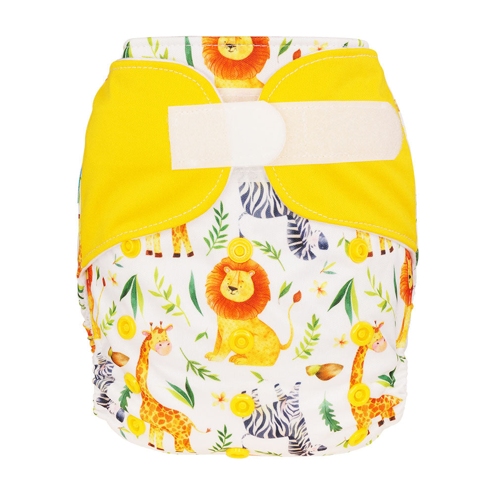 Blümchen pocket diaper one size Velcro fastener