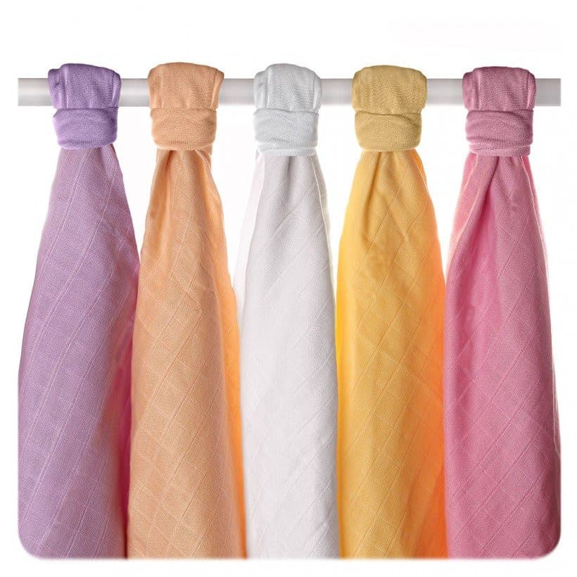XKKO muslin diapers cloth diapers old times organic cotton 5 pieces