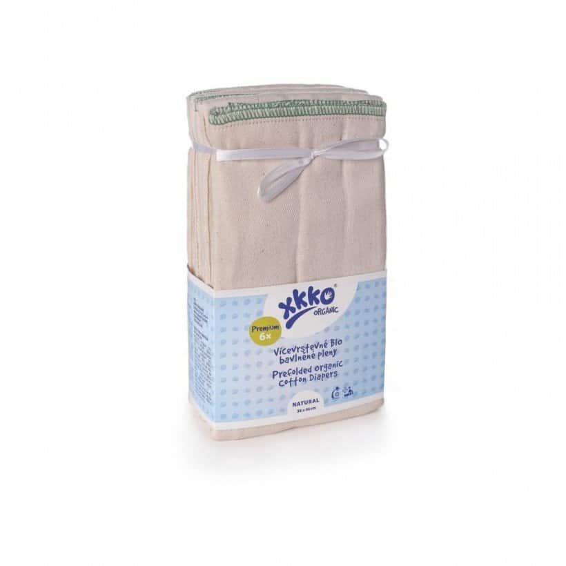 XKKO Prefolds Biobaumwolle 6 Stück
