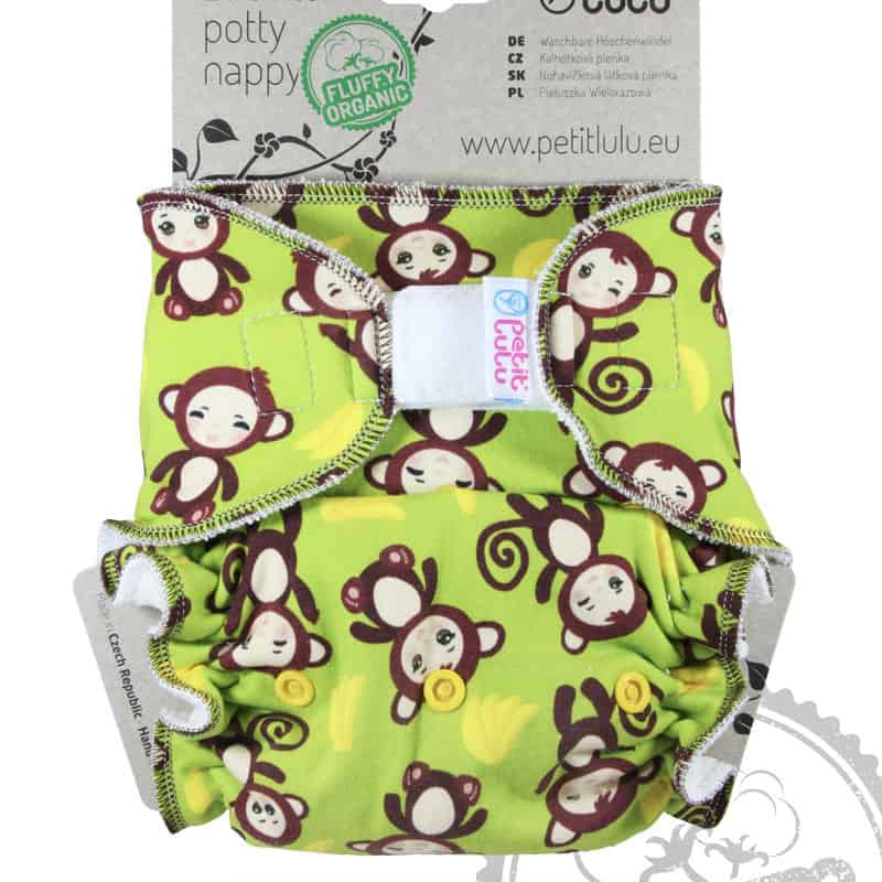 Petit Lulu Maxi Nachtwindel "Fluffy Organic" 7 - 16 kg