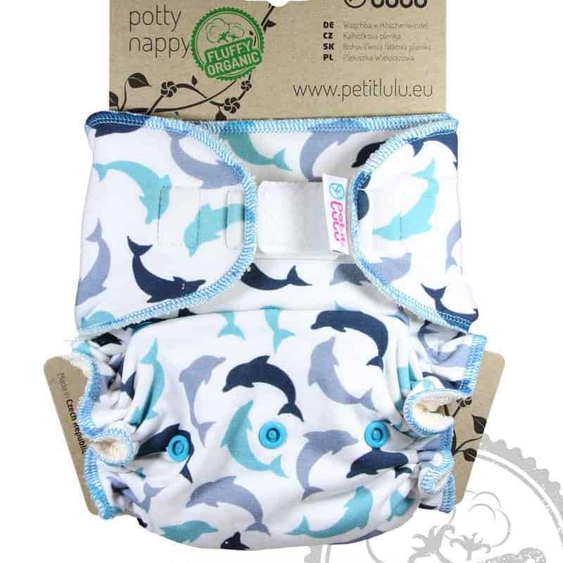Petit Lulu Maxi Nachtwindel "Fluffy Organic" 7 - 16 kg