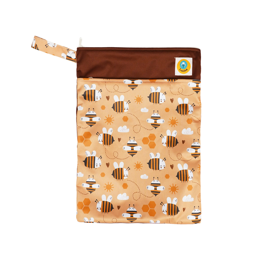Lumina double wetbag/wet bag with 2 compartments YKK zipper