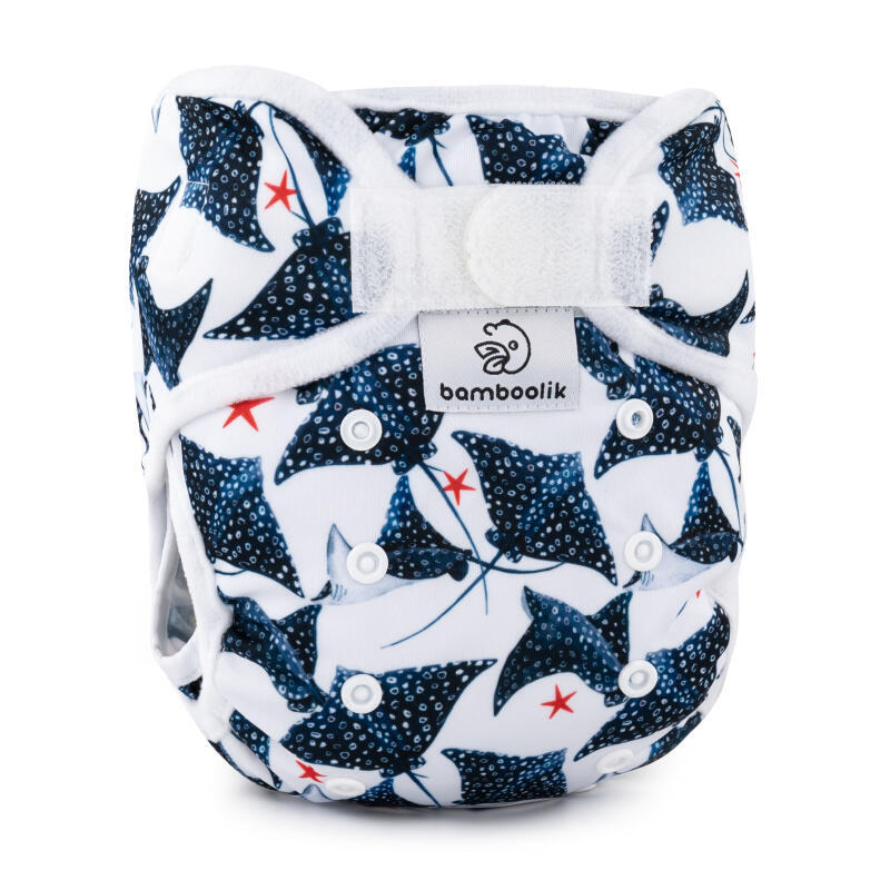 Bamboolik pocket diaper bamboo including insert one size (4 - 15 kg) 