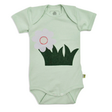Sticklett baby bodysuit short sleeve mint