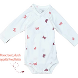 Sticklett Baby Wickelbody langarm Schmetterlinge