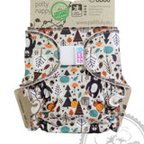 Petit Lulu Höschenwindel "Fluffy Organic" Onesize 4 - 15 kg