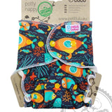 Petit Lulu pant diaper "Fluffy Organic" Snaps Onesize 5 - 16 kg